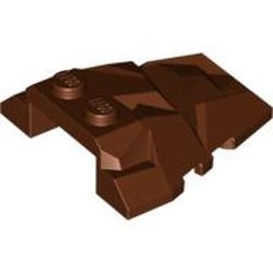 64867-88 Wig 4x4 gefragmenteerde top bruin, roodachtig NIEUW *