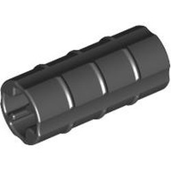 6538-11G Technic, As koppelaar ribbel breedterichting zwart gebruikt *1A073