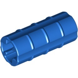 6538-7 Technic, As koppelaar ribbel breedterichting blauw NIEUW *1A073