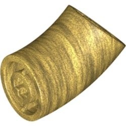 65473-115 Elleboog 2x2 zonder 45 graden 25,5 mm hoog goud, parel NIEUW *
