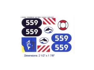 6559stk01 STICKER 6559 Deep Sea Bounty NIEUW *0S0000