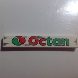 6636px2-1G Tegel 1x6 met Octan Logo wit gebruikt *5t13-01
