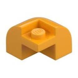 67810-110 Dakpan gebogen 2x2x1 1/3 hoek oranje, lichthelder NIEUW *5B001