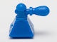 6932a-7 Parfumflesje piramide-vorm blauw NIEUW *0B0000