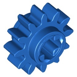 69778-7 Technic, Tandwiel 12 tanden dik blauw NIEUW *0D026