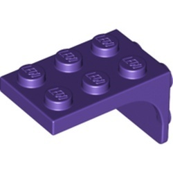 69906-89 Verbindingsplaat 3x2 - 2x2 paars, donker NIEUW *5A037