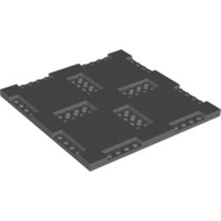 69958-85 WEGPLAAT Steen 16x16x2/3 grijs, donker (blauwachtig) NIEUW *