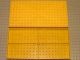 700eX-3G Steen/plaat 10x20 oudere type geen nopgaten onder geel gebruikt *5K0000