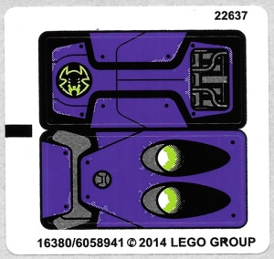 70128stk01 STICKER 70128 Braptor's Wing Striker NIEUW *0S0000