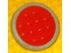 715c02-5G Wiel klassiek met 12 noppen, met lichtgrijze gladde band - groot (715 / 36) (oude band) rood gebruikt *5W000