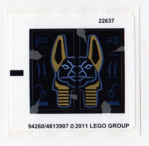 7327stk01 STICKER 7327 Scorpion Pyramid Sheet 1; NIEUW *0S0000 - Img 2