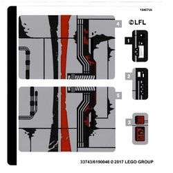 75178stk01 STICKER 75178 Jakku Quadjumper NIEUW *0S0000
