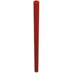 75c08-5G Slang star 3mm doorsnede, 8 noppen lengte (6,4 cm) rood gebruikt *5D0000