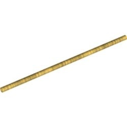75c12-115G Slang star 3mm doorsnede, 12 noppen lengte (9,6 cm) goud, parel gebruikt *5D0000