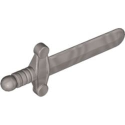 76764-95 Kort zwaard zilver, mat NIEUW *0L0000