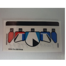 76922stk03 STICKER 76922 Speed Champions- BMW M4 GT3- BMW M Hybrid V8 sticker 3 NIEUW *0S0000