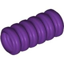 78c02-24G Slang geribbeld 2 nops paars gebruikt *5D0000