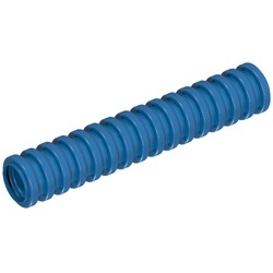 78c05-7G Slang geribbeld lengte 5 noppen blauw gebruikt *5D0000