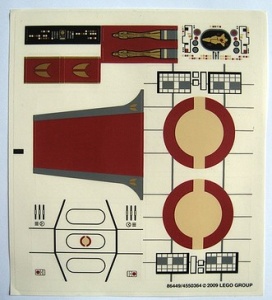 8039stk01 STICKER 8039 Star Wars Venator-Class Republic Cruiser NIEUW *0S0000
