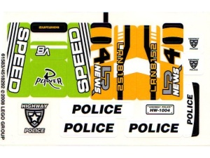 8252stk01 STICKER 8252 Beach Buster NIEUW *0S0000