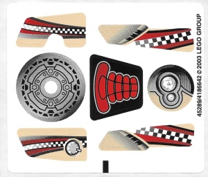 8371stk01 STICKER 8371 Extreme Power Bike NIEUW *0S0000