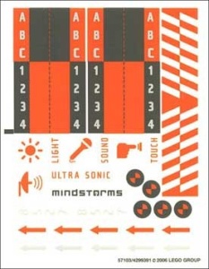 8527stk01 STICKER CyberMaster NIEUW *0S0000
