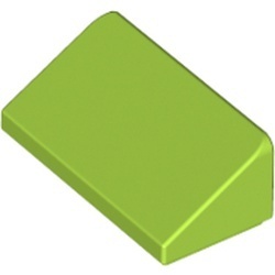 85984-34 Dakpan klein 30 graden 2x1x 2/3 (2 nop breed) lime NIEUW *1B192