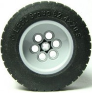 86652c01-86G Wiel 43.2x18mm - KORTE ASHOUDER met band 62.4x20 S (32019) grijs, licht (blauwachtig) gebruikt *5W000