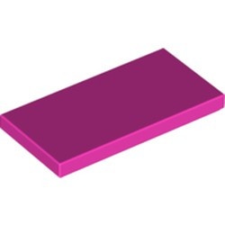 87079-47 Tegel 2x4 roze, donker NIEUW *1B137