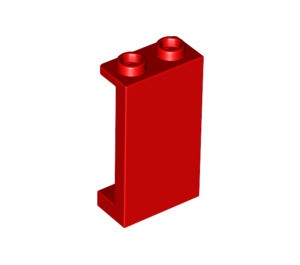 87544-5 Paneel 1x2x3 met kleine zijschotjes rood NIEUW *1B025
