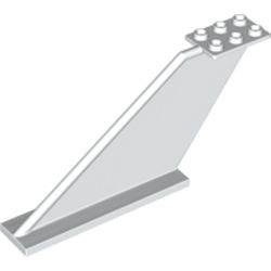 87614-1G Staart 12x2x5 wit gebruikt *1D041