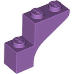 88292-157 Steen, halve boog 1x3x2 (trapsgewijs) lavender, midden NIEUW *1B376