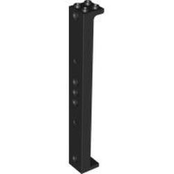91176-11 Pilaar 2x2x13 met 5 pins gat zwart NIEUW *