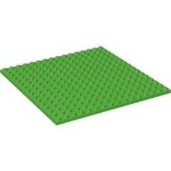 91405-36G Platte plaat 16x16 groen, helder gebruikt *5K0000