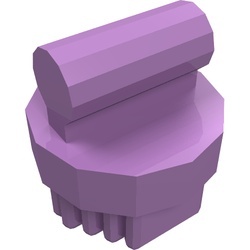 92355h-157 Friends borstel rond lavender, midden NIEUW *0D0000