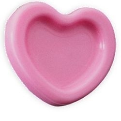 93080 e-104 Haardecoratie- hartje roze, helder NIEUW *0D0000