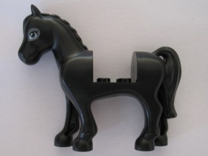93083c01pb11-11 Friends paard Donkerblauwgrijze ogen zwart NIEUW *5K000
