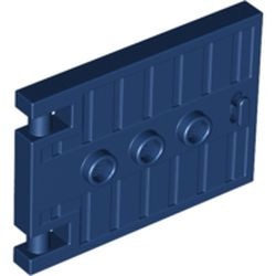 93096-63 Deur 1x5x3 met 3 noppen en hendel blauw, donker NIEUW *