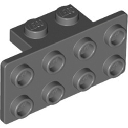 93274-85 Verbindingsplaat 1x2- 2x4 (breed) grijs, donker (blauwachtig) NIEUW *1B264