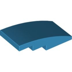 93606-153 Dakpan 4x2 gebogen geen noppen blauw, donkerazuur NIEUW *1B103