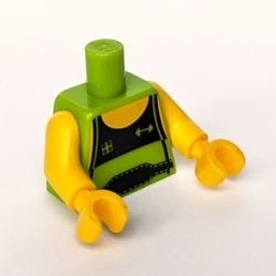 973pb0711c01-34 L049 Gewichtheffershemd lime NIEUW *0B0000