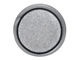 98138pb041-95 Tegel 1x1 ROND met zilveren circel zilver, mat NIEUW *0L0000