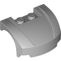 98835-86 Motorkap 3x4x1 2/3 gebogen voorkant grijs, licht (blauwachtig) NIEUW *0B003
