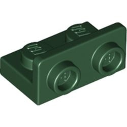 99780-80 Verbindingsplaat 1x2- 1x2 OMGEKEERD groen, donker NIEUW *1B259