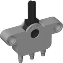 bb0874-85 Pneumatica-schakelaar met pingaten rn asgat grijs, donker (blauwachtig) NIEUW *0L0000