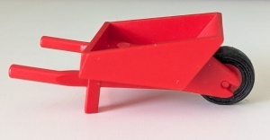 bb1310c01-5G FABULAND Kruiwagen rood gebruikt *