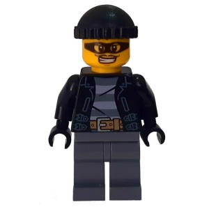 cty0462G Politie, boef met masker gebruikt *0M0000