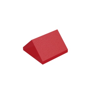 HU004 DAKNOK 45 graden 2x2 DUPLO compatible rood NIEUW *