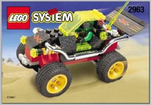 INS2963-G 2963 BOUWBESCHRIJVING- Extreme Racer gebruikt *LOC RBS