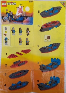 INS6057-G 6057 BOUWBESCHRIJVING- Sea Serpent gebruikt *LOC RBS